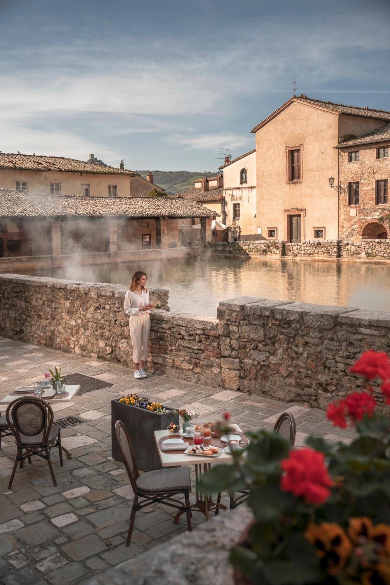 Albergo Le Terme Bagno Vignoni Esterno foto